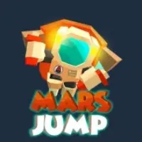 An astronaut expertly maneuvers their jetpack across a challenging Martian landscape in the exciting Mars Jump game.